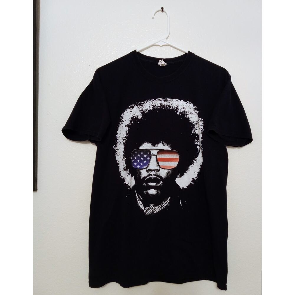 Vintage Jimi Hendrix Psychedelic Graphic Band T-Shirt Classic Rock Icon SZ M